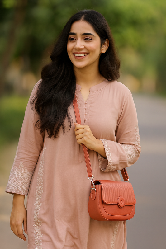 THE SORRENTO CURVE CROSSBODY – Terra Rouge Edition