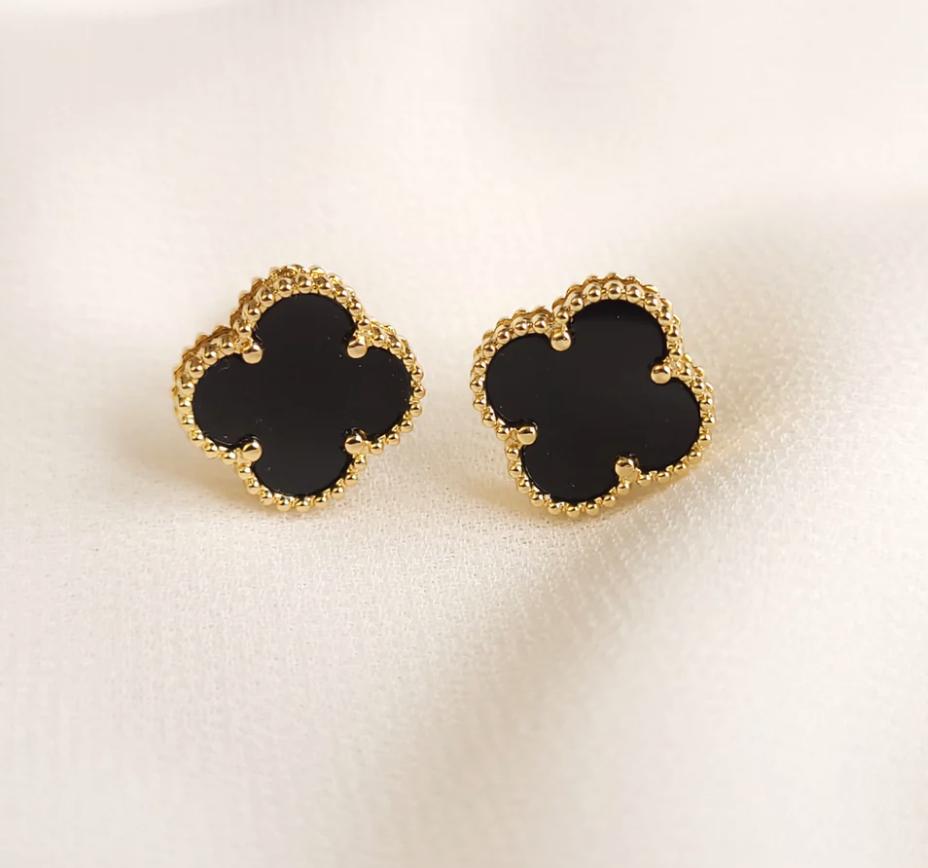 NOIR BLOSSOM STUDS