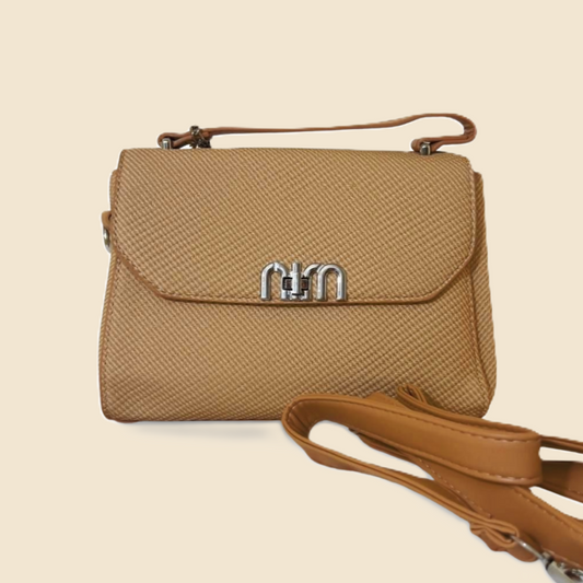VERONA LUXE CROSSBODY - Caramel Weave Edition