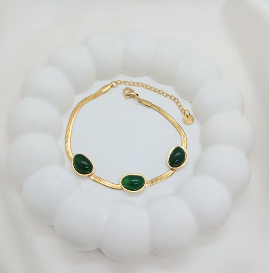 EMERALD TRIO BRACELET