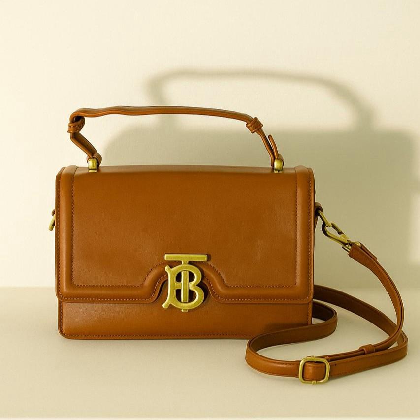 THE BELLANO ELEGANCE CROSSBODY – Caramel Gold Edition