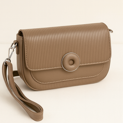 THE SORRENTO CURVE CROSSBODY - Mocha Edition