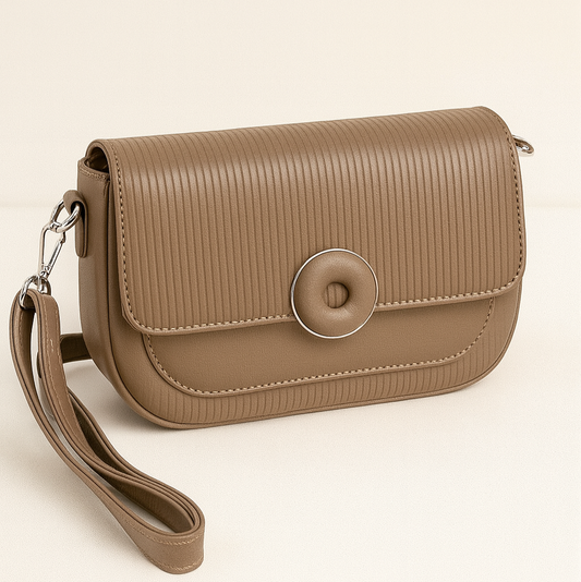 THE SORRENTO CURVE CROSSBODY - Mocha Edition