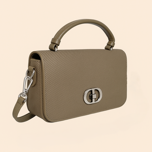 CHARCOAL CANVAS CROSSBODY