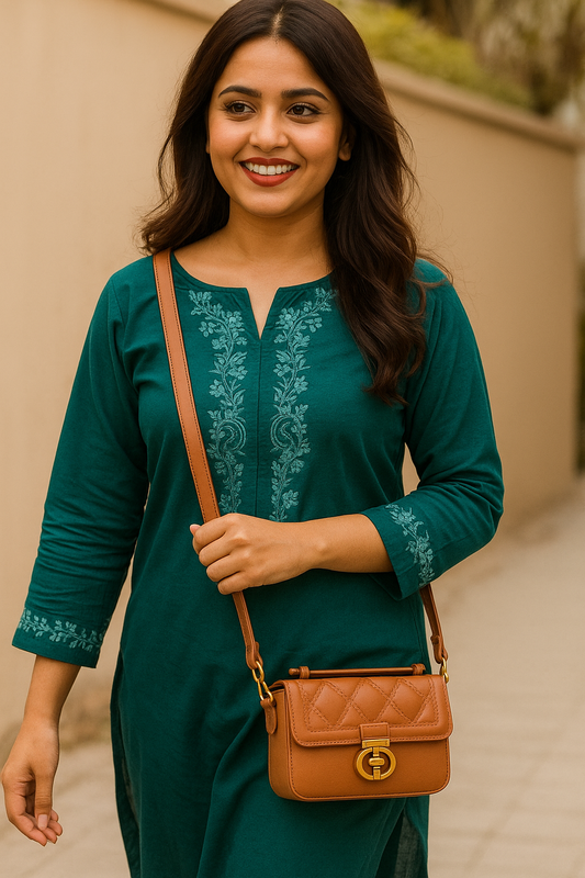 MOCHA GRACE CROSSBODY HANBAG