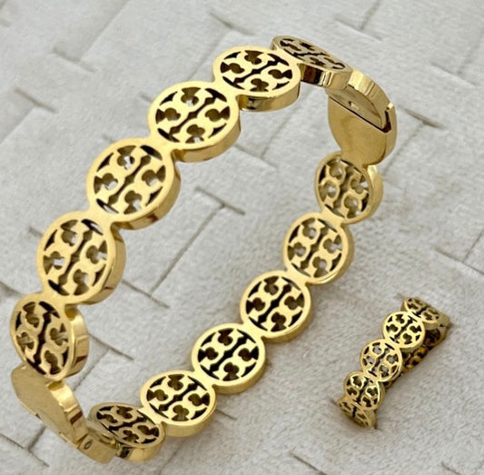 ROYAL LATTICE GOLD BRACELET & RING