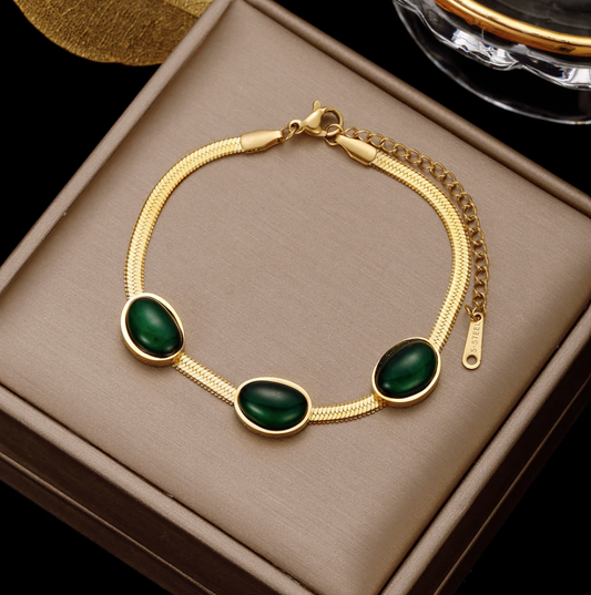 EMERALD TRIO BRACELET