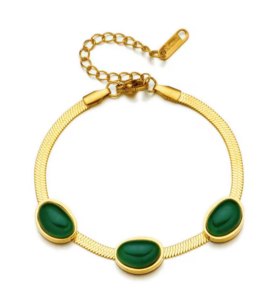 EMERALD TRIO BRACELET